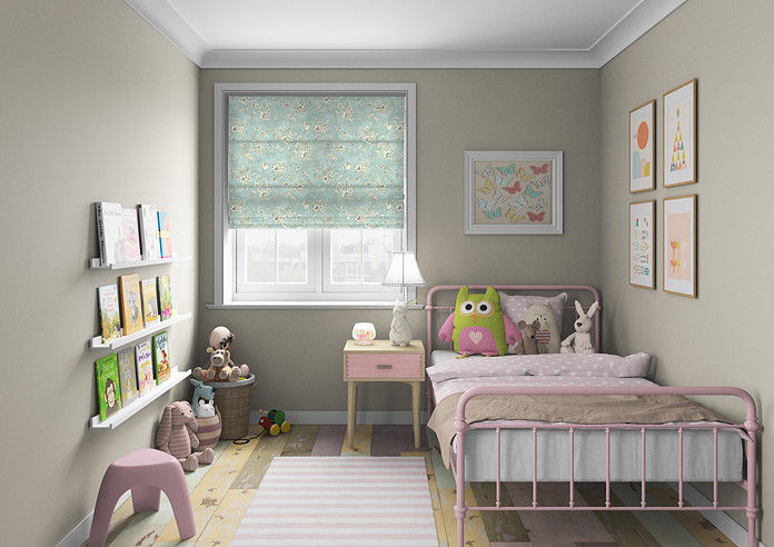Finch Toile, Eau de Nil - Roman Blind - Image 5